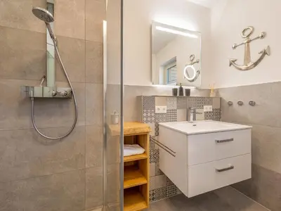 Ein Badezimmer in der Unterkunft Suite Windböe