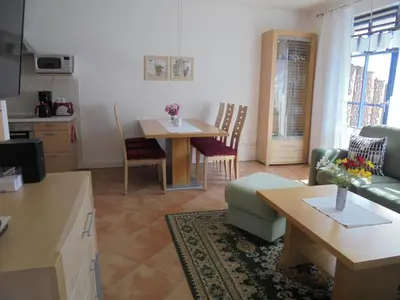 Küche/Küchenzeile in der Unterkunft Freesenkietz, FW 21