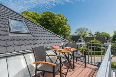 Ein Balkon oder eine Terrasse in der Unterkunft Suite Sünnenkringel