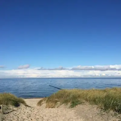 Die kleine Acht - direkt am Strand