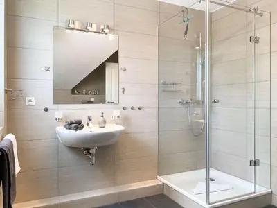Ein Badezimmer in der Unterkunft Kleiner Seehund