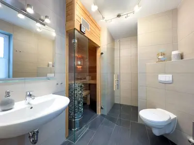 Ein Badezimmer in der Unterkunft Kleiner Seehund