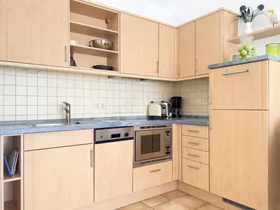 Küche/Küchenzeile in der Unterkunft Residenz am Strand, Whg 242