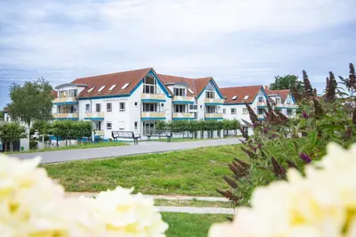 Das Gebäude in dem sich die Ferienwohnung befindet
