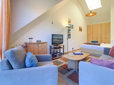 TV/Unterhaltungsangebot in der Unterkunft Residenz am Strand, Whg 123