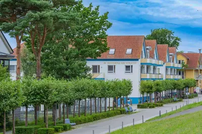 Das Gebäude in dem sich die Ferienwohnung befindet