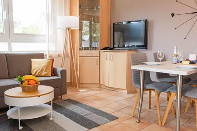 TV/Unterhaltungsangebot in der Unterkunft Residenz am Strand, Whg 677