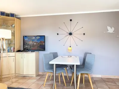 Küche/Küchenzeile in der Unterkunft Residenz am Strand, Whg 677