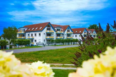 Das Gebäude in dem sich die Ferienwohnung befindet