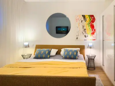 Ein Bett oder Betten in einem Zimmer der Unterkunft Tordalk 03