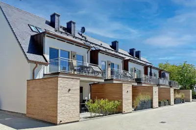 Das Gebäude in dem sich die Ferienwohnung befindet