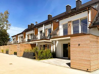 Das Gebäude in dem sich die Ferienwohnung befindet
