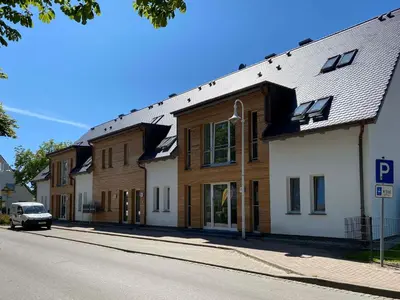 Das Gebäude in dem sich die Ferienwohnung befindet