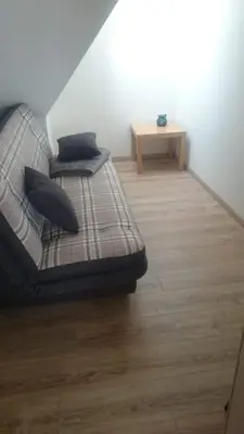 Ein Sitzbereich in der Unterkunft Ferienwohnung Sonnenschein