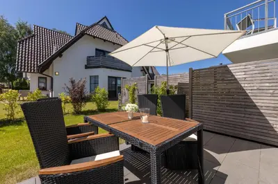 Das Gebäude in dem sich die Ferienwohnung befindet