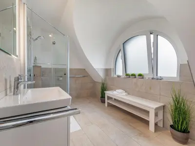 Ein Badezimmer in der Unterkunft Ostseesegler