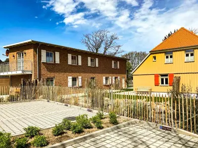 Das Gebäude in dem sich die Ferienwohnung befindet