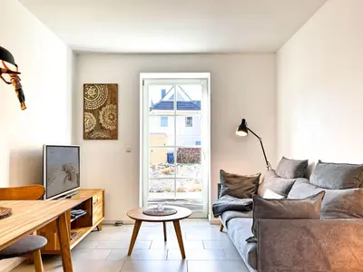 Ein Sitzbereich in der Unterkunft Cozy Two