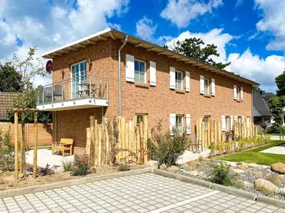 Das Gebäude in dem sich die Ferienwohnung befindet