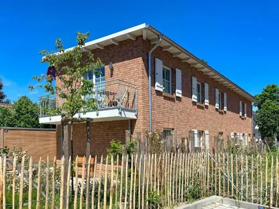 Das Gebäude in dem sich die Ferienwohnung befindet