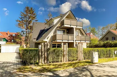 Das Gebäude in dem sich die Ferienwohnung befindet