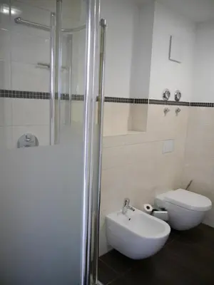 Ein Badezimmer in der Unterkunft Wolkenlos