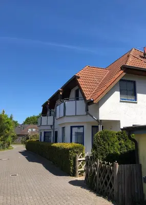 Das Gebäude in dem sich die Ferienwohnung befindet