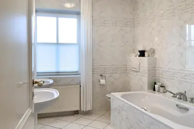 Ein Badezimmer in der Unterkunft Windflüchter 4