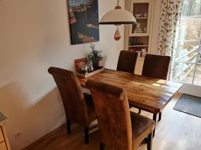 Ein Sitzbereich in der Unterkunft Zingst Achtern Diek 12d Elly
