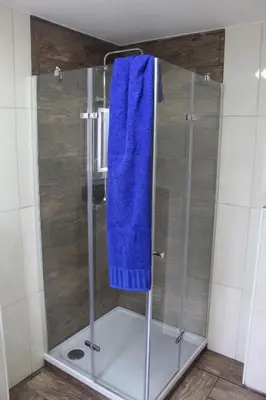 Ein Badezimmer in der Unterkunft Ferienhaus „Strandhafer“