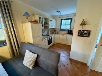 Küche/Küchenzeile in der Unterkunft Neue Reihe 11a Haus Ankalath