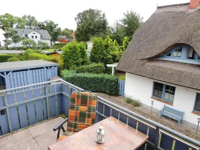Ein Balkon oder eine Terrasse in der Unterkunft Neue Reihe 43 Villa Regulus OG