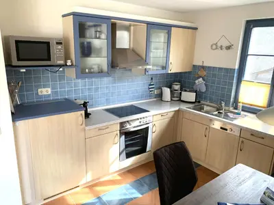 Küche/Küchenzeile in der Unterkunft Neue Reihe 43 Villa Regulus OG