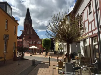 Das Gebäude in dem sich die Ferienwohnung befindet