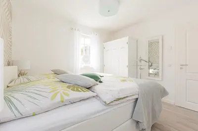 Ein Bett oder Betten in einem Zimmer der Unterkunft Haus Glebbe