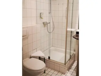 Ein Badezimmer in der Unterkunft Am Kurhaus 508 - Ostsee-Lug, PP am Bernsteinhaus