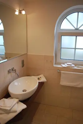 Ein Badezimmer in der Unterkunft Magister Wigbold 12