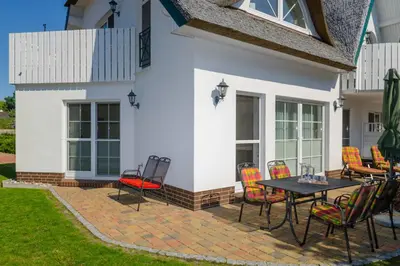 Das Gebäude in dem sich die Ferienwohnung befindet