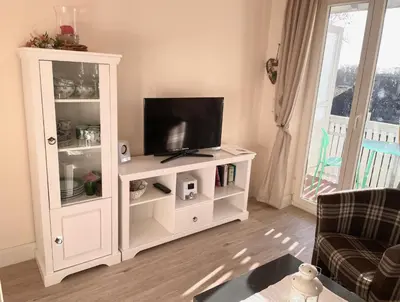 TV/Unterhaltungsangebot in der Unterkunft Ferienwohnungen im Haus Borée
