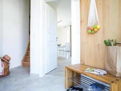 Grundriss der Unterkunft Luxushaus Boddenküste mit Sauna