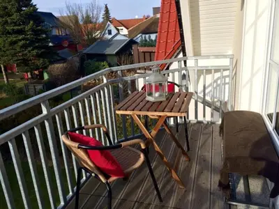 Ein Balkon oder eine Terrasse in der Unterkunft Schifferhaus 