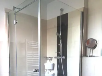 Ein Badezimmer in der Unterkunft Schifferhaus 