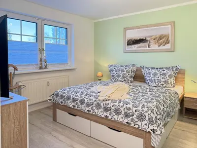 Ein Bett oder Betten in einem Zimmer der Unterkunft Hafenkoje Unterdeck