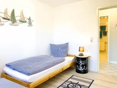 Ein Bett oder Betten in einem Zimmer der Unterkunft Hafenkoje Unterdeck