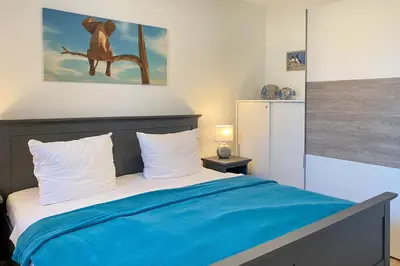 Ein Bett oder Betten in einem Zimmer der Unterkunft Tordalk 01