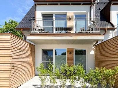 Das Gebäude in dem sich die Ferienwohnung befindet