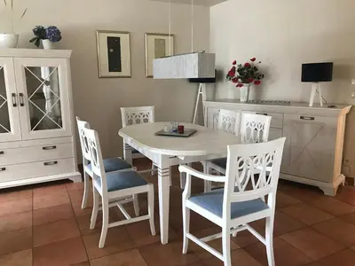 Küche/Küchenzeile in der Unterkunft Gartenweg 7 Wohnung 2 3 oben links