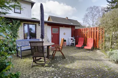 Ein Garten an der Unterkunft Ferienwohnung auf dem 