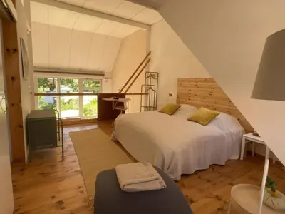 Ein Bett oder Betten in einem Zimmer der Unterkunft Studio Vineta