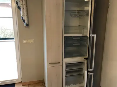 Küche/Küchenzeile in der Unterkunft Seestr. 75 a Haus A ( links )